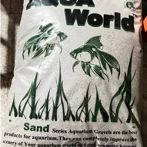 خاک (بستر)آکواریوم - شن شکری سفید(10KG) – AQUA WORLD
