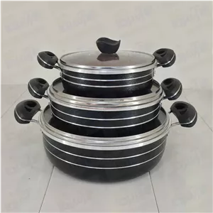 سرویس تابه گرانیتی 6 پارچه لب پیچ
