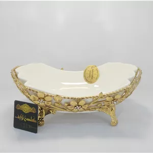 کشکول بدون دیس آبکاری طلا اماراتی پیلسکو 84983 - کد 18