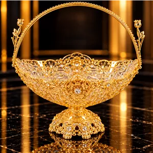 کشکول سایز بزرگ آبکاری طلا اماراتی پیلسکو 841378L - کد 99