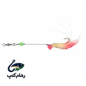 ریسه آماده ماهیگیری با طعمه میگو ژله ای