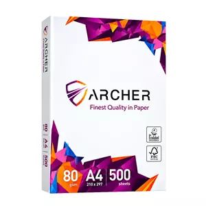 کاغذ A4 آرچر ARCHER (۵۰۰ برگ تحریر)