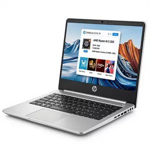 لپ تاپ HP EliteBook 6 G1a 14 Ryzen AI 5 350 رم 8GB حافظه 512GB SSD گرافیک AMD 512MB + NPU صفحه 14.1 اینچ FHD+ Open Box