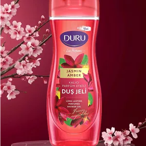 ژل دوش دورو سری Lux Perfumes با رایحه یاس و عنبر ۴۵۰ میلی‌لیتر
