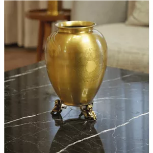 گلدان کوچک تمام برنج فرشته هندی وارداتی کد 7982