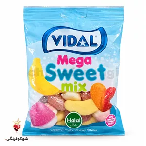 پاستیل شکری مخلوط ویدال ۹۰ گرمی