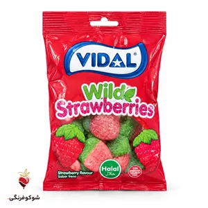 پاستیل توت‌فرنگی ویدال ۱۰۰ گرمی