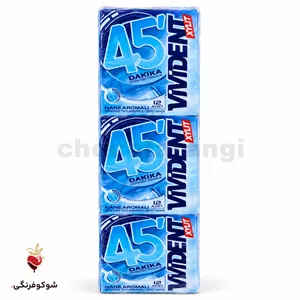 آدامس ویویدنت زایلیت ۴۵ دقیقه نعنا ۳۳ گرمی ۱۸ عددی (بسته ۱۸ عددی)