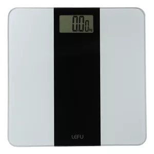 ترازو دیجیتال خانگی لفو مدل CW301 با بدنه شیشه‌ای،ظرفیت 180 کیلوگرم، نمایش وزن به کیلوگرم و پوند