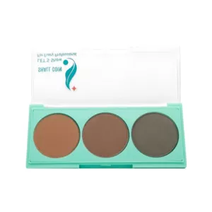 پالت سایه چشم سه عددی شال کوین شماره 602Shall Coin 3-Color Eyeshadow Palette 602