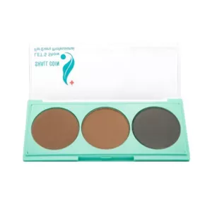 پالت سایه چشم سه عددی شال کوین شماره 601Shall Coin 3-Color Eyeshadow Palette 601