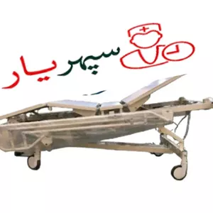 تخت بیمارستانی خارجی برقی ۴ موتور تیلت و ترند