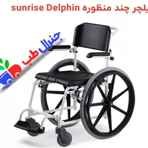 ویلچر چند منظوره حمامی sunrise breezy Delphin خرید و قیمت