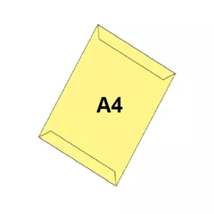 پاکت زرد A4