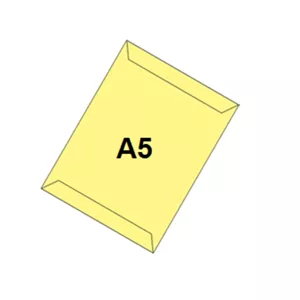 پاکت زرد A5