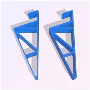 پایه‌ی لپ تاپ مثلثی (یک جفت)
