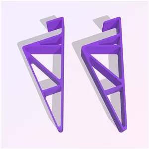 پایه‌ی لپ تاپ مثلثی (یک جفت)