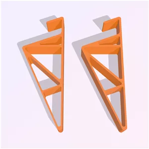 پایه‌ی لپ تاپ مثلثی (یک جفت)